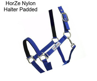 HorZe Nylon Halter Padded