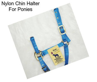 Nylon Chin Halter For Ponies