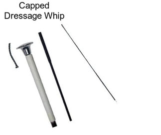 Capped Dressage Whip