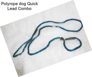 Polyrope dog Quick Lead Combo