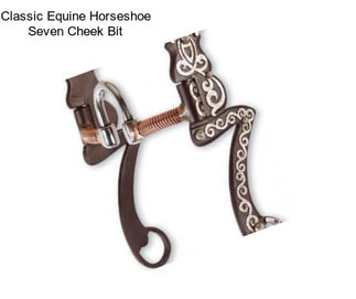 Classic Equine Horseshoe Seven Cheek Bit