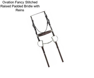 Ovation Fancy Stitched Raised Padded Bridle with Reins