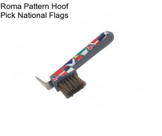 Roma Pattern Hoof Pick National Flags