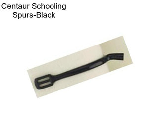 Centaur Schooling Spurs-Black