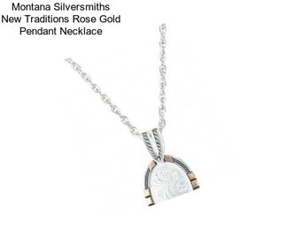 Montana Silversmiths New Traditions Rose Gold Pendant Necklace
