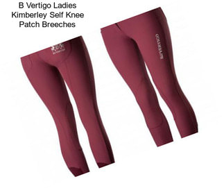 B Vertigo Ladies Kimberley Self Knee Patch Breeches