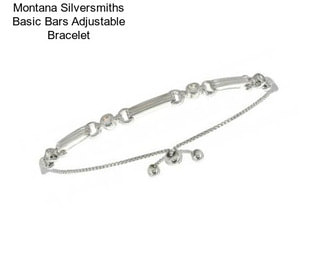 Montana Silversmiths Basic Bars Adjustable Bracelet
