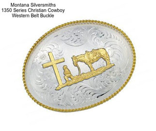 Montana Silversmiths 1350 Series Christian Cowboy Western Belt Buckle