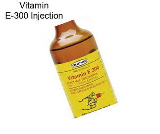 Vitamin E-300 Injection