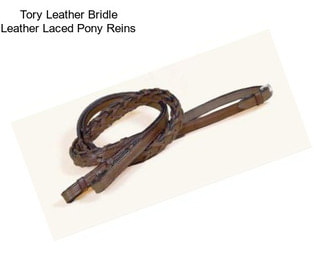 Tory Leather Bridle Leather Laced Pony Reins