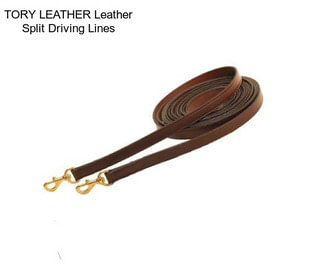 TORY LEATHER Leather Split Driving Lines