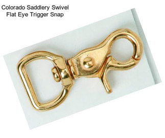 Colorado Saddlery Swivel Flat Eye Trigger Snap