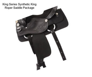 King Series Synthetic King Roper Saddle Package