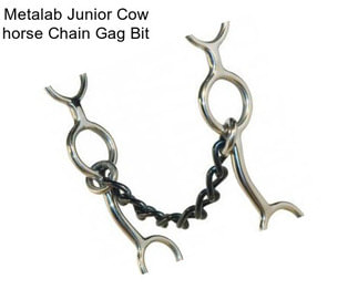 Metalab Junior Cow horse Chain Gag Bit