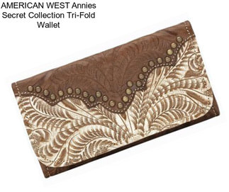 AMERICAN WEST Annies Secret Collection Tri-Fold Wallet