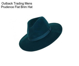 Outback Trading Mens Prudence Flat Brim Hat