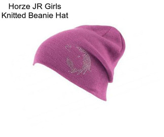 Horze JR Girls Knitted Beanie Hat