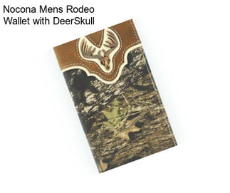 Nocona Mens Rodeo Wallet with DeerSkull