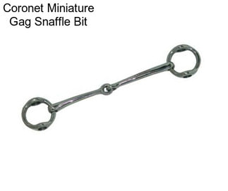 Coronet Miniature Gag Snaffle Bit