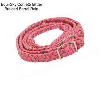 Equi-Sky Confetti Glitter Braided Barrel Rein