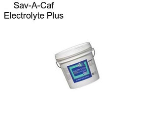 Sav-A-Caf Electrolyte Plus