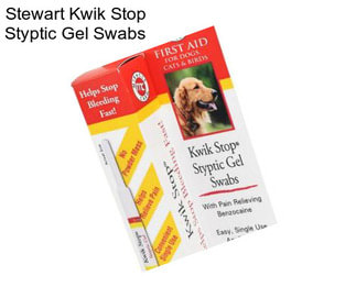 Stewart Kwik Stop Styptic Gel Swabs