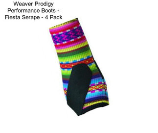 Weaver Prodigy Performance Boots - Fiesta Serape - 4 Pack