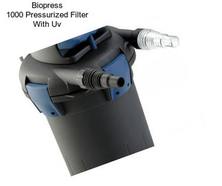 Biopress 1000 Pressurized Filter With Uv