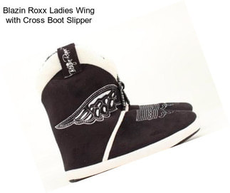 Blazin Roxx Ladies Wing with Cross Boot Slipper