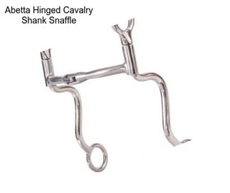 Abetta Hinged Cavalry Shank Snaffle