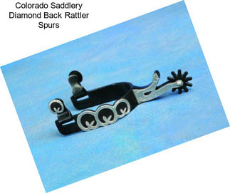 Colorado Saddlery Diamond Back Rattler Spurs