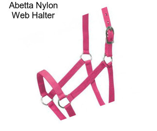 Abetta Nylon Web Halter