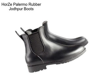 HorZe Palermo Rubber Jodhpur Boots