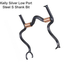 Kelly Silver Low Port Steel S Shank Bit