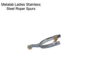 Metalab Ladies Stainless Steel Roper Spurs