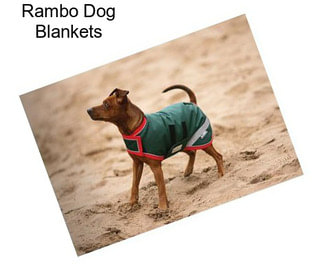 Rambo Dog Blankets