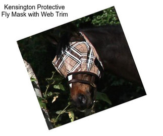 Kensington Protective Fly Mask with Web Trim