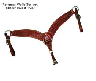 Reinsman Waffle Stamped Shaped Breast Collar