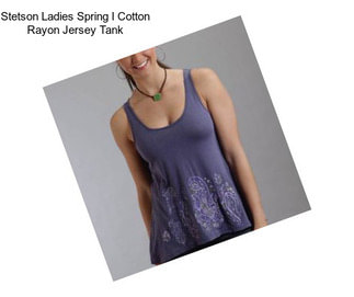 Stetson Ladies Spring I Cotton Rayon Jersey Tank
