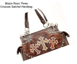 Blazin Roxx Three Crosses Satchel Handbag