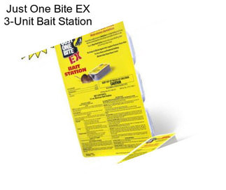 Just One Bite EX 3-Unit Bait Station