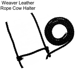 Weaver Leather Rope Cow Halter