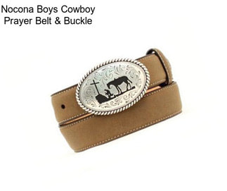 Nocona Boys Cowboy Prayer Belt & Buckle