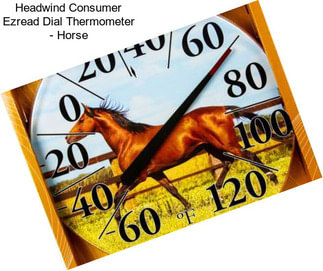 Headwind Consumer Ezread Dial Thermometer - Horse