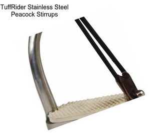 TuffRider Stainless Steel Peacock Stirrups