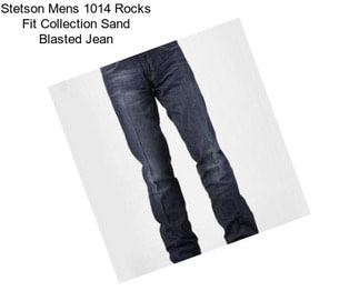 Stetson Mens 1014 Rocks Fit Collection Sand Blasted Jean