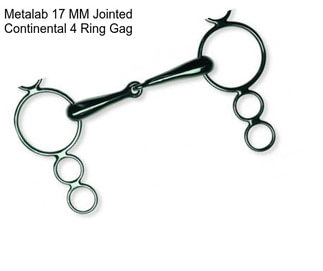 Metalab 17 MM Jointed Continental 4 Ring Gag