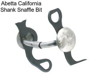 Abetta California Shank Snaffle Bit