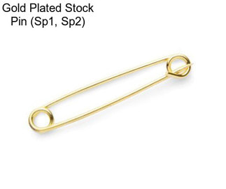 Gold Plated Stock Pin (Sp1, Sp2)