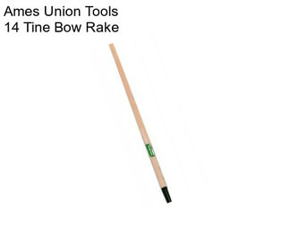 Ames Union Tools 14 Tine Bow Rake